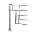 Beiser Environnement - Barrière de stabulation 4 tubes avant découpe abreuvoir pour buvette