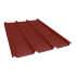 Beiser Environnement - Tôle nervurée 45-333-1000, 60/100ème, brun rouge, 3 m