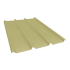 Beiser Environnement - Tôle nervurée 45-333-1000, 60/100ème, jaune sable, 2,5 m