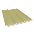 Beiser Environnement - Tôle nervurée 45-333-1000 isolée sandwich 100 mm, jaune sable RAL1015, 4,5 m