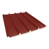 Beiser Environnement - Tôle nervurée 33-250-1000 isolée économique 40 mm, brun rouge RAL8012, 7,5 m