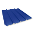 Beiser Environnement - Tôle nervurée 33-250-1000 isolée économique 40 mm, bleu ardoise RAL5008, 6 m