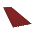 Beiser Environnement - Tôle ondulée 15 ondes brun rouge RAL8012, épaisseur 0,60, 3 m