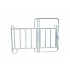 Barrière de contention avec porte avec barres verticales, 4 x 1,60 m – Beiser Envrionnement