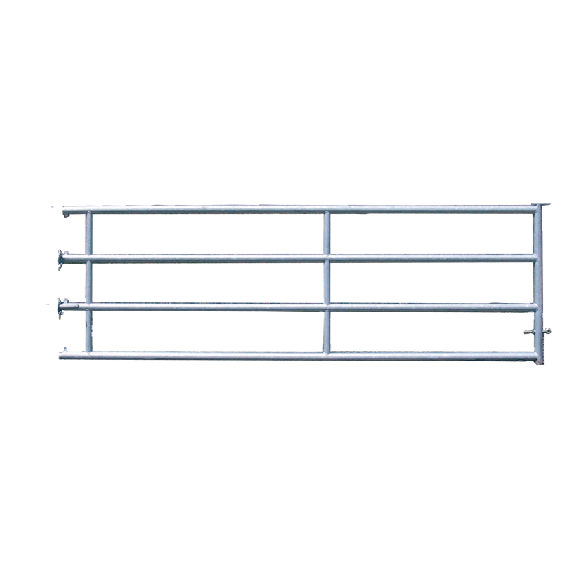 Arrière de barrière de stabulation 4 tubes, 2,50 m (3/4)  