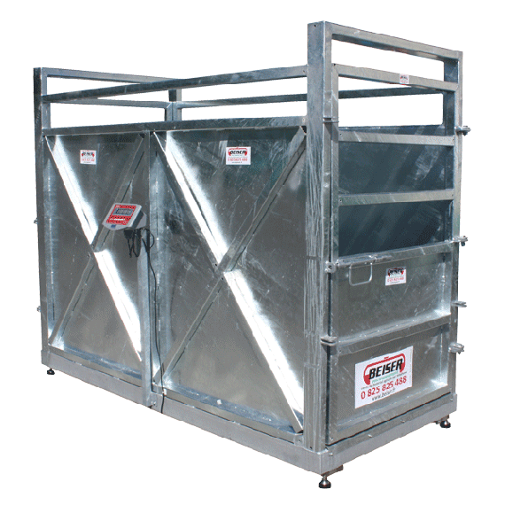 Cage de pesage pour gros bétail  