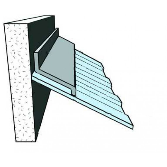 Faitière contre mur vert reseda RAL6011  