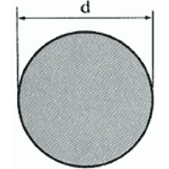 Tube ROND 33.7 x 2.6, en 6,10 m  
