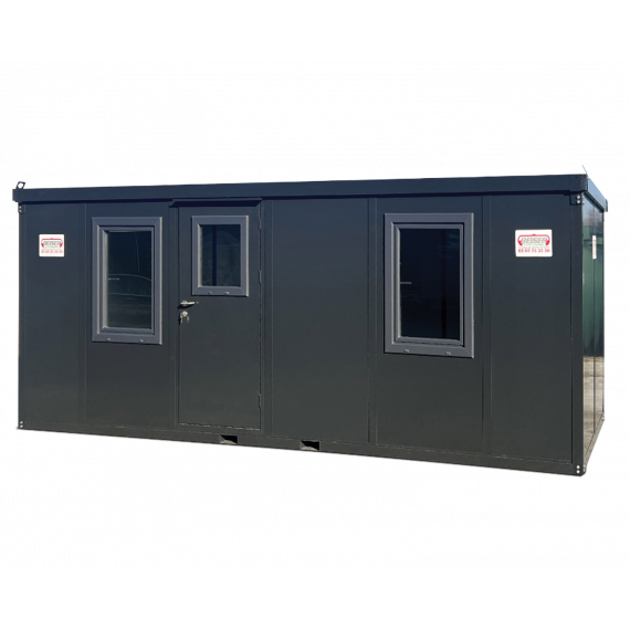Bungalow en kit isolé 6m x 2m30 avec cloison sans électricité  