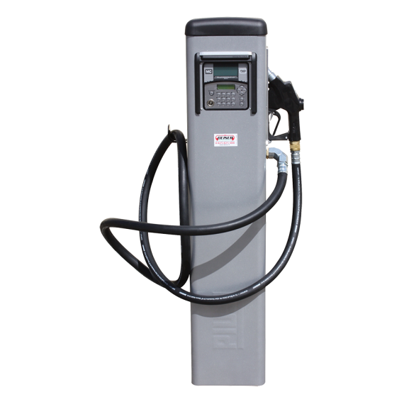 Distributeur de fuel à badges sur colonne 90L/min  