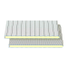 Beiser Environnement - Panneau sandwich de bardage blanc, épaisseur 40 mm, 3 m